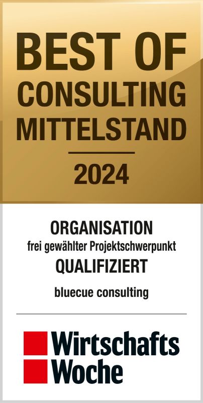 bluecue ist BEST OF CONSULTING Mittelstand 2024